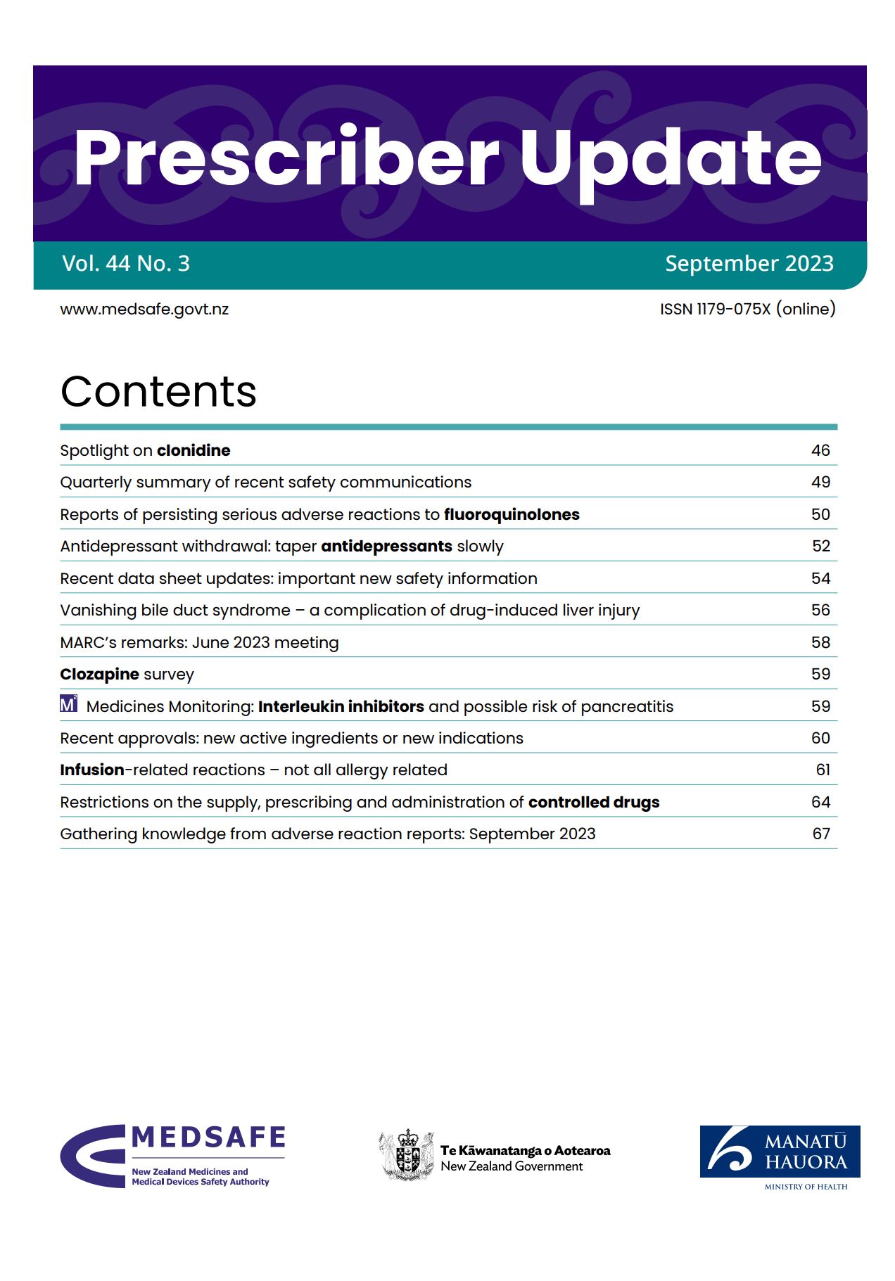 Prescriber Update September 2023